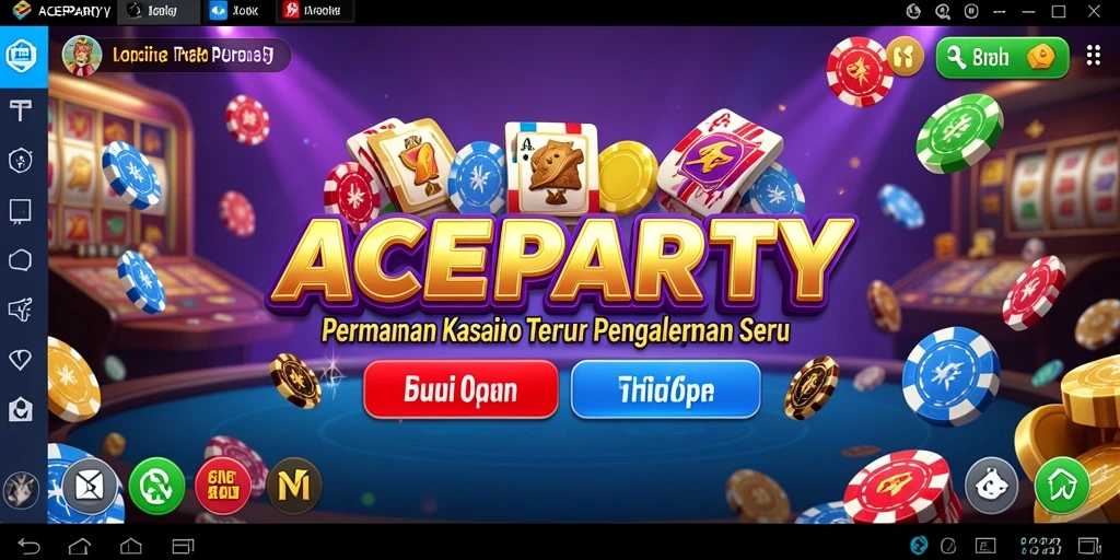 Gambaran gameplay seru dan mengasyikkan di ACEPARTY.
