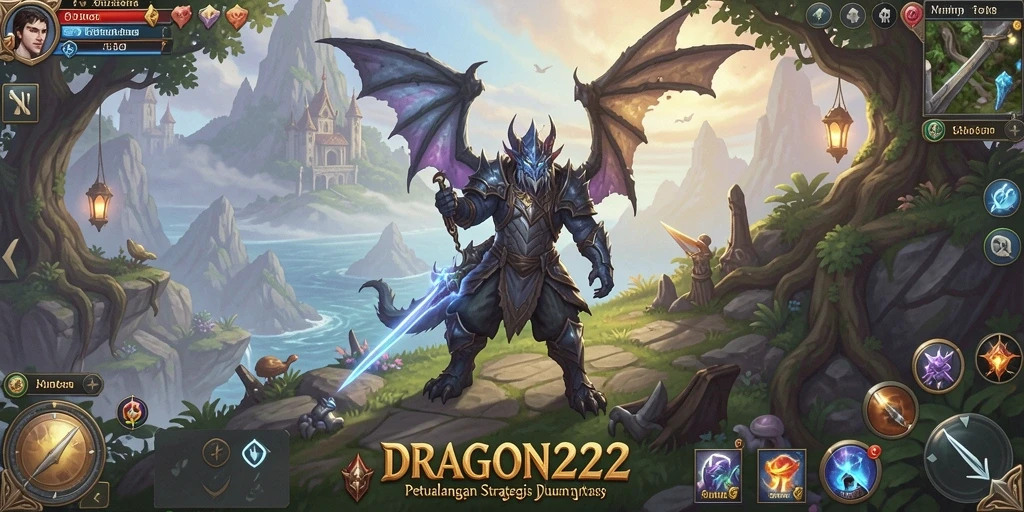 Tampilan menarik dari gameplay penuh aksi di DRAGON222.