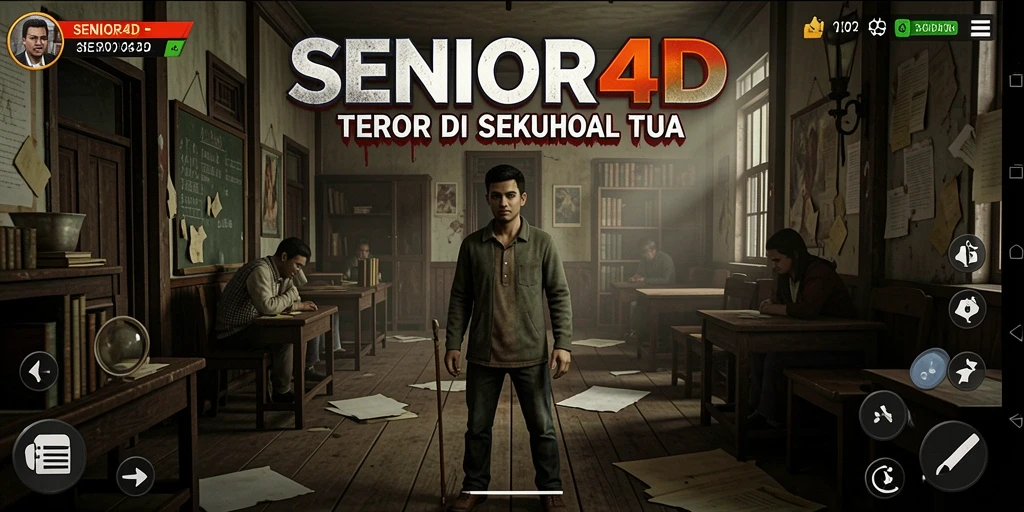 Gameplay SENIOR4D yang menegangkan dan penuh ketegangan.