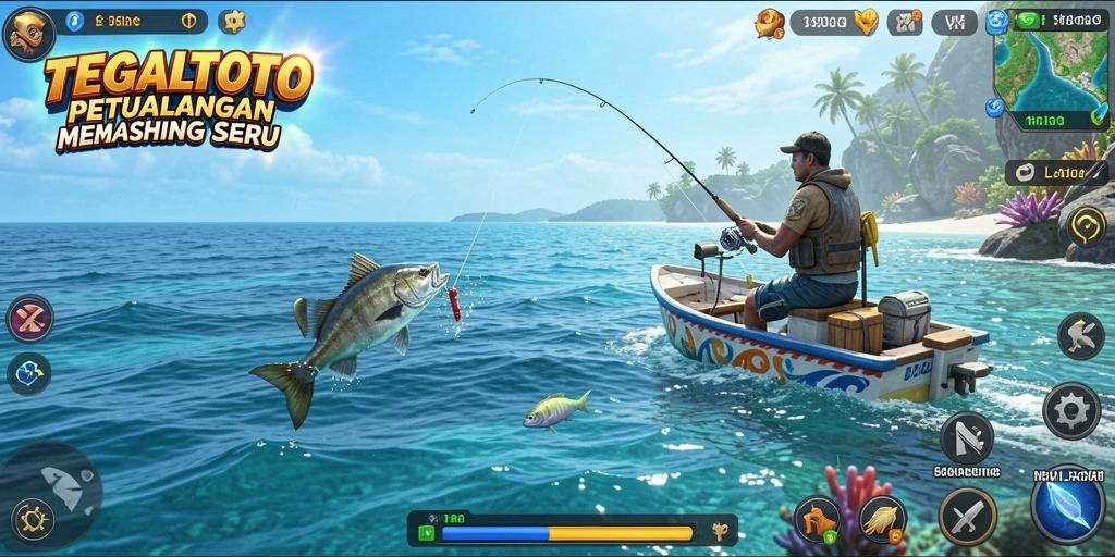 Tangkapan ikan menakjubkan dalam gameplay TEGALTOTO.
