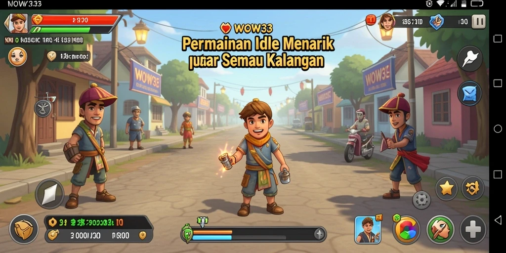 Tampilan gameplay WOW33 yang menarik dan interaktif.